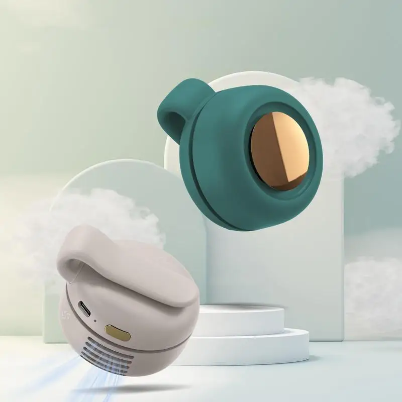 

Clip-on USB Mini Fan, Neck & Waist Hanging Portable Fan, Quiet & Strong Airflow