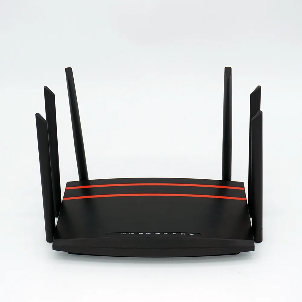 4G router dual home plug card built -in card WiFi full Netcom mobile LTE to wired 4g router with sim card