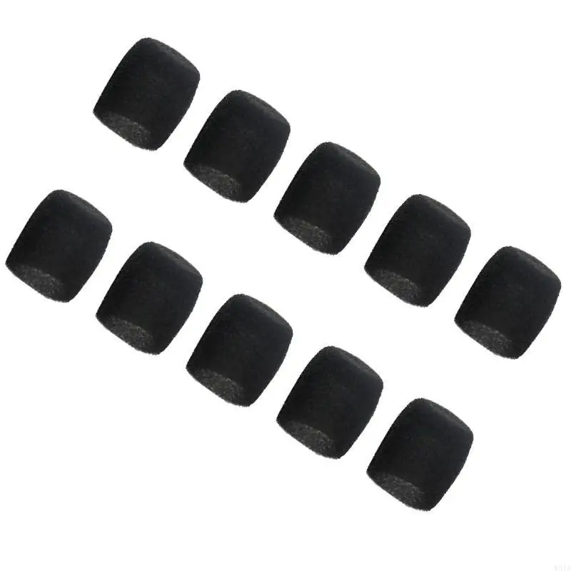 W91A 10PCS FOAM WINDSCREEN สำหรับตัวกรอง antipop ไมโครโฟนมือถือ