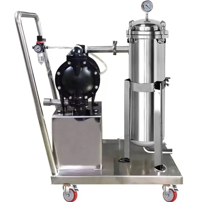trolley filter bag filter single bag viscous liquid hair impurities small edible oil filter