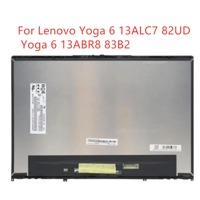 Zespół ekranu dotykowego LCD 13,3 "dla Lenovo Yoga 6-13 6 13 ALC7 82UD 6 13ABR8 83B2 WUXGA 1920x1200 Panel wyświetlacza 5D10S39764