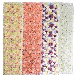 240CM Artificial Fabric Flower Wall Fabric Bottom Rose Wall Wedding Background Decoration Shopping Mall Window Photography Props