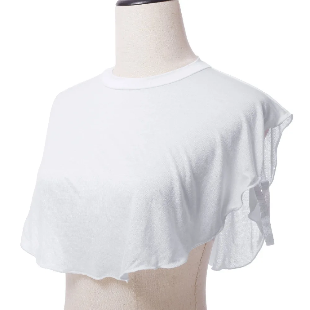 جديد القطن وهمية طوق بلون الياقة المدورة نصف الياقات العالية أكمام انفصال الياقة المدورة الملابس التبعي