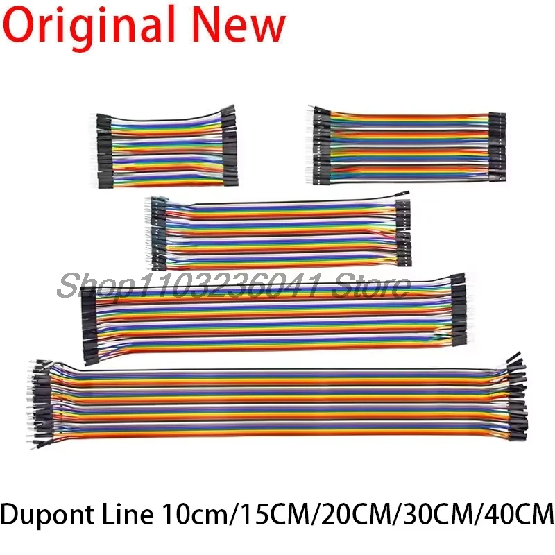 Dupont Line 10cm/15CM/20CM/30CM/40CM Male to Male+Female to Male + Female to Female Jumper Wire Dupont Cable for arduino DIY KIT