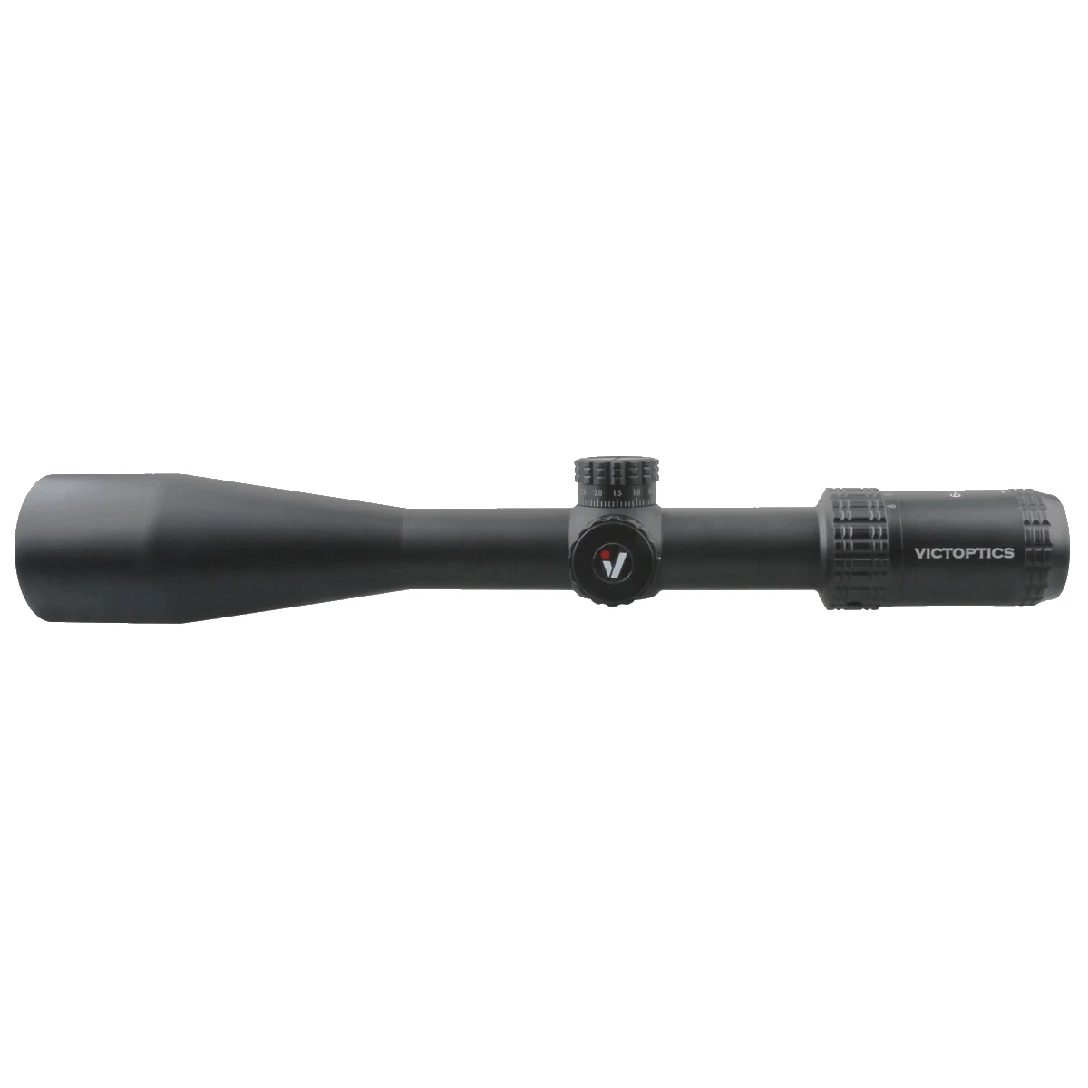 VictOptics S4 6-24x50 SFP-geweerkijker, 1/10MIL-aanpassing met torenslotfunctie en gratis zijfocuswiel voor luchtpistolen en vuurarmen