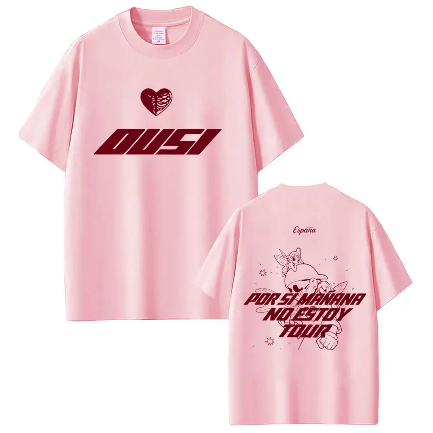 Omar Courtz „Por Si Manana No Estoy Tour“ Merch T-Shirts für Männer und Frauen, Hip-Hop-Mode, Baumwolle, Lässige Oversized T-Shirts, Oberteile – Detail 4