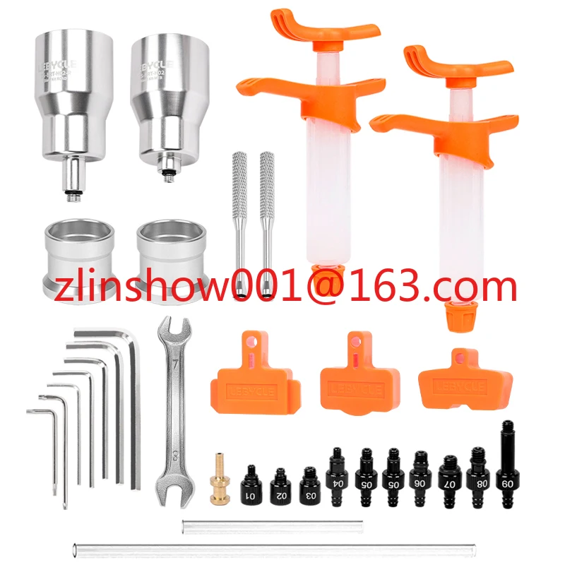 

Профессиональный комплект для замены прокачки шоссейного велосипеда MTB для системы инструментов для прокачки тормозного масла Shimano, инструменты для минерального смазки тормозов