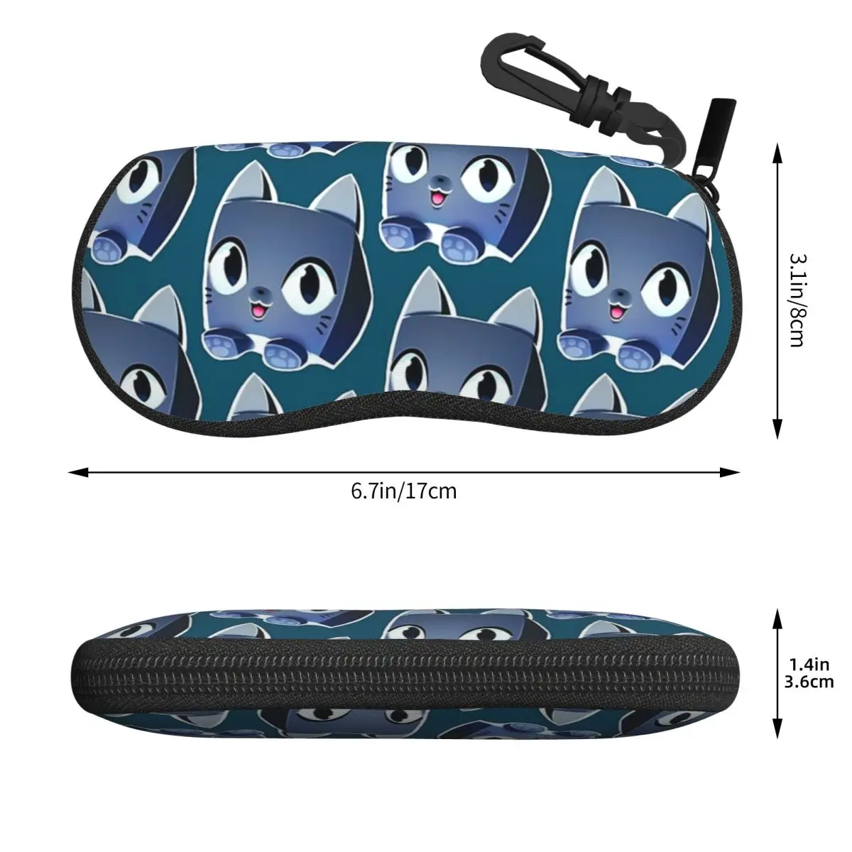 Pet Simulator X Code Shell Glasses Case Protector Sunglasses Box Women Men Soft Eyeglasses Bag Pouch