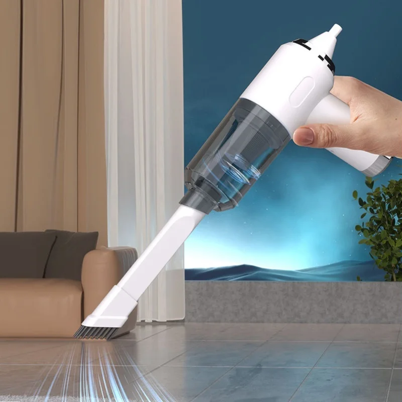 

Беспроводной ручной пылесос 7000 Па 50000 об/мин Компактный домашний автомобильный пылесос 120 Вт высокой мощности для клавиатуры компьютера