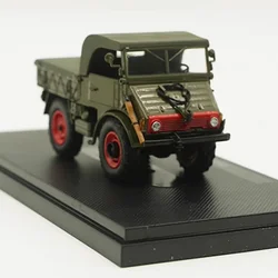 Diecast 1:43 Scale Unimog U401 Off Road Vehicle Alloy Car Model Finished Product Simulation Toys Gift Static Model Display