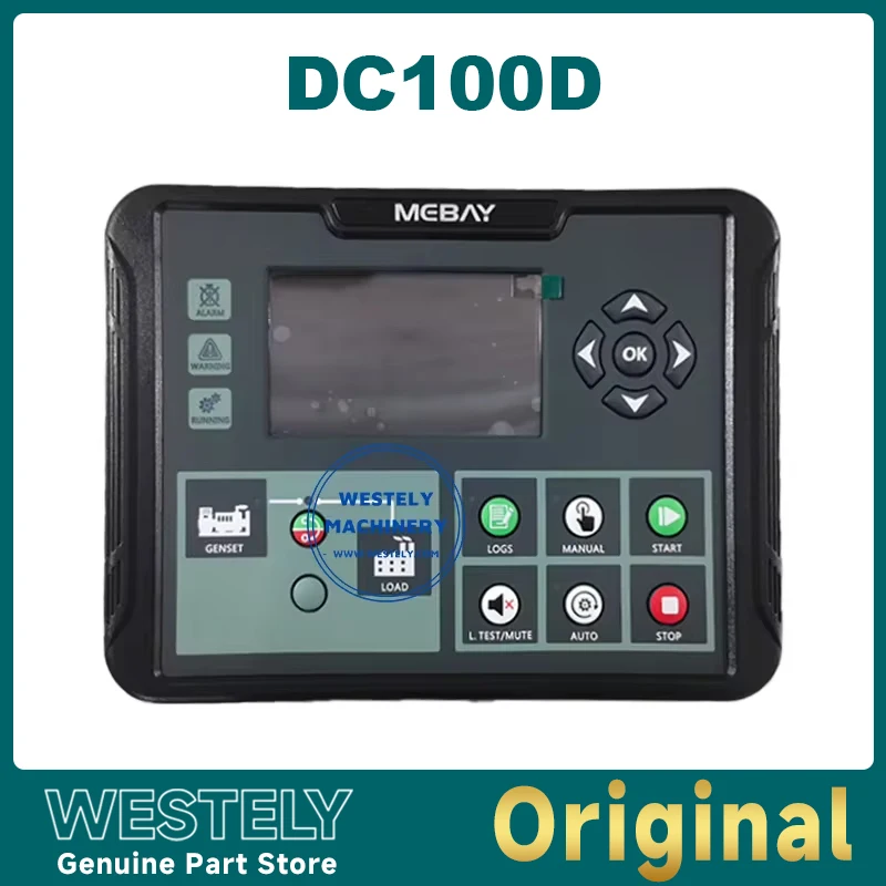 

Original Mebay DC100D Genset Parallel Controlle Diesel Generator Engine LCD Control Module CAN Communication Interface