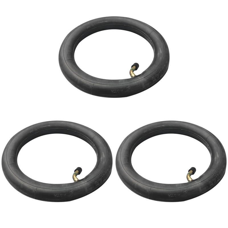 

3Pcs 8 Inch 8X1 1/4 Scooter Inner Tube With Bent Valve Suits A-Folding Bike Electric / Gas Scooter Tube