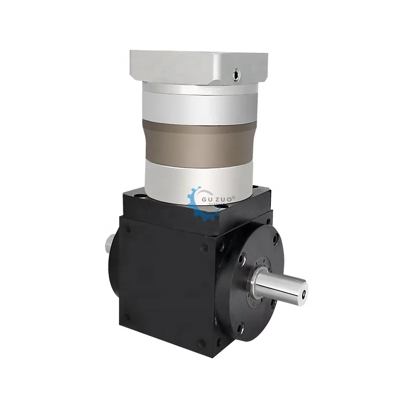 

AT110-FL T Type 90 Degree Spiral Bevel Double Output Right Angle Steering Gearbox For Gear Reducer Reductor 1:1 Ratio