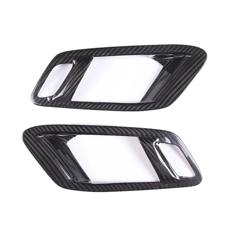 For Toyota Supra GR MK5 A90 2019-2022 Carbon Fiber Car Inner Door Handle Frame Trim Stickers Protection