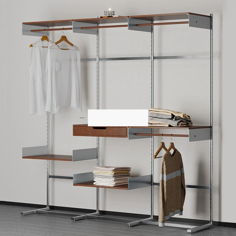 Factory Direct 2026 Floor-to-ceiling storage system Wall track bookshelf Wall hanging bookcase Medieval hole board shelf Open co