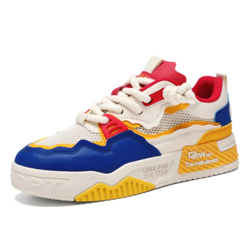 أحذية رجالية كاجوال 2025 أحذية رجالية جديدة للفصول الأربعة أحذية بيضاء عصرية ومتعددة الاستخدامات بنعل ناعم #5