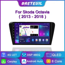 For Volkswagen Skoda Octavia 3 A7 2013-2018 Android Car Radio Multimedia Player Navigation GPS Carplay Touch Screen Auto Stereo