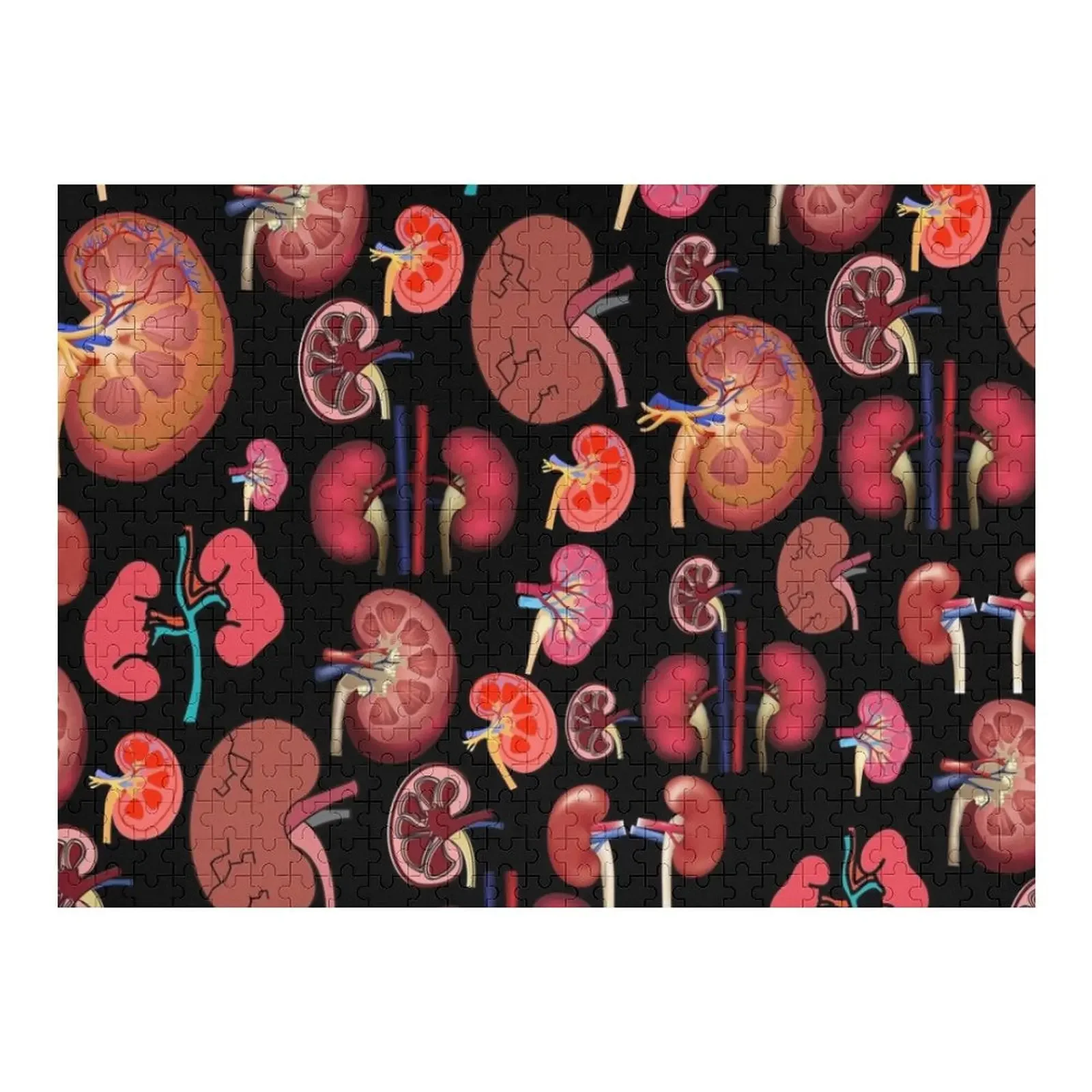 

Пазл Kidneys, аксессуары для диорамы, деревянное имя для детей, пазл на заказ