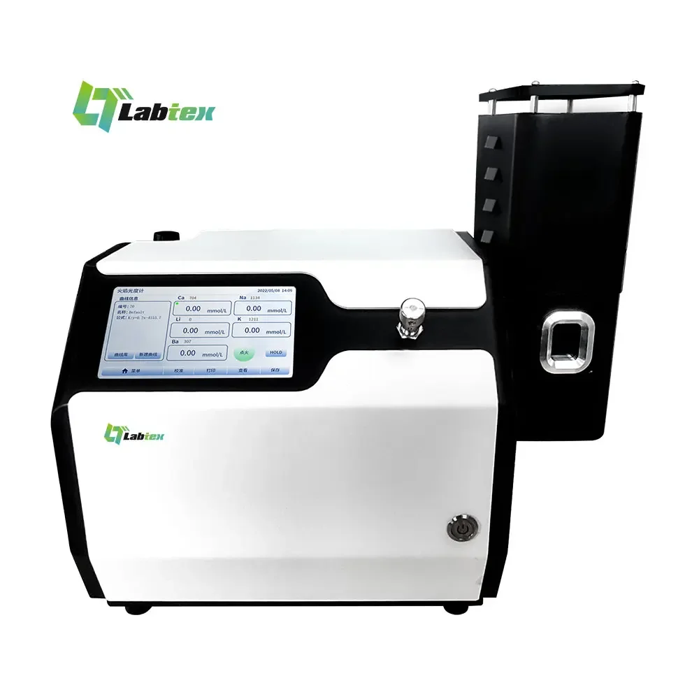 LABTEX Na K Flame Photometer Laboratory LCD Digital Automatic Flame Spectrometer FP6400 FP6410