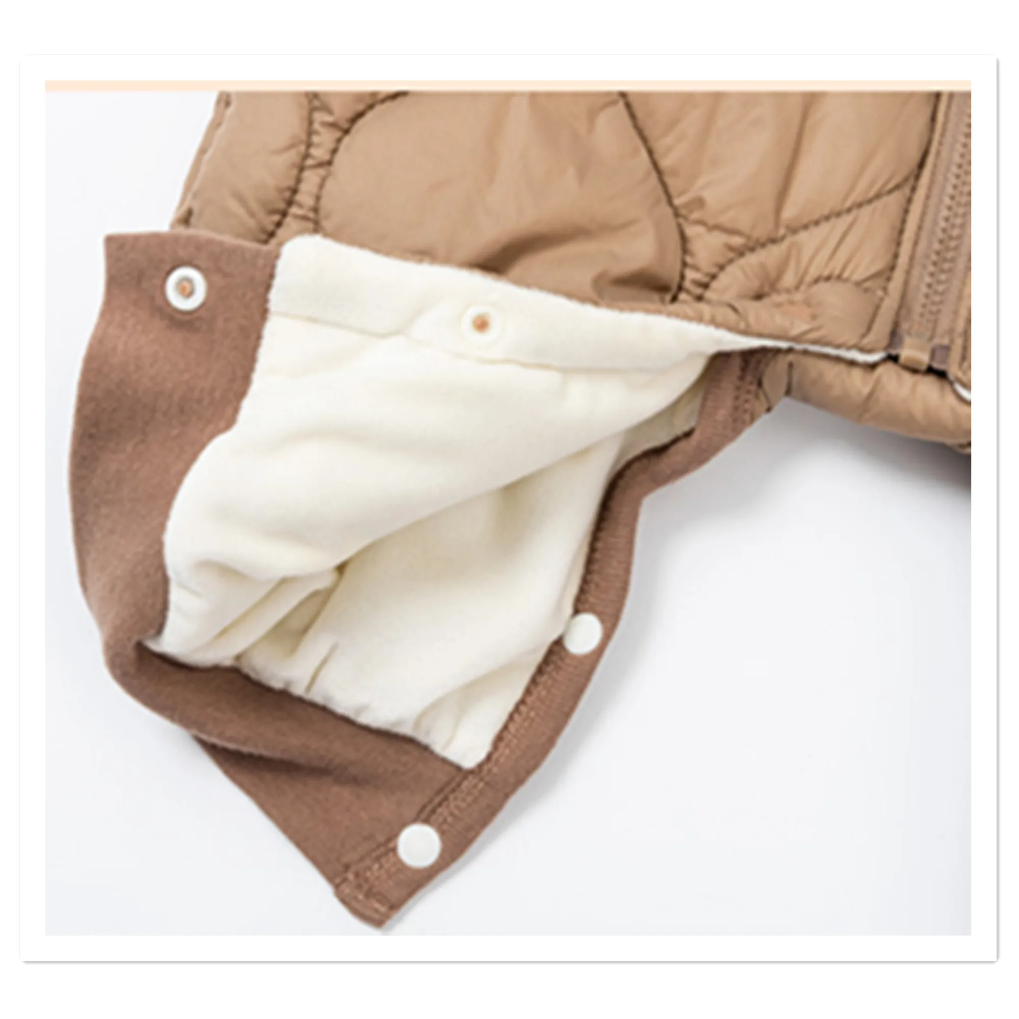 Veste en coton pour bébé, vêtements une pièce, vêtements d'extérieur, automne et hiver