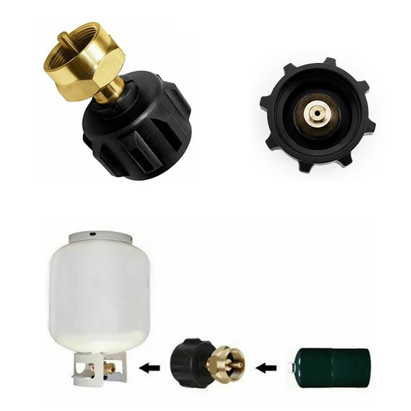 Outdoor Picnic Gas Cylinder Tank Gas Propane Refill Adapter QCC1 Regulator Valve Converter Adapter BBQ Tools Factory Outlet