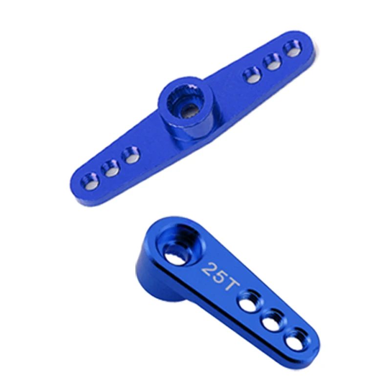 Aluminum 25T Servo Horn Steering Arms for Futaba Savox Power HD HSP MG995 MG996 Servos Motor 1/8 1/10 RC Car Truck