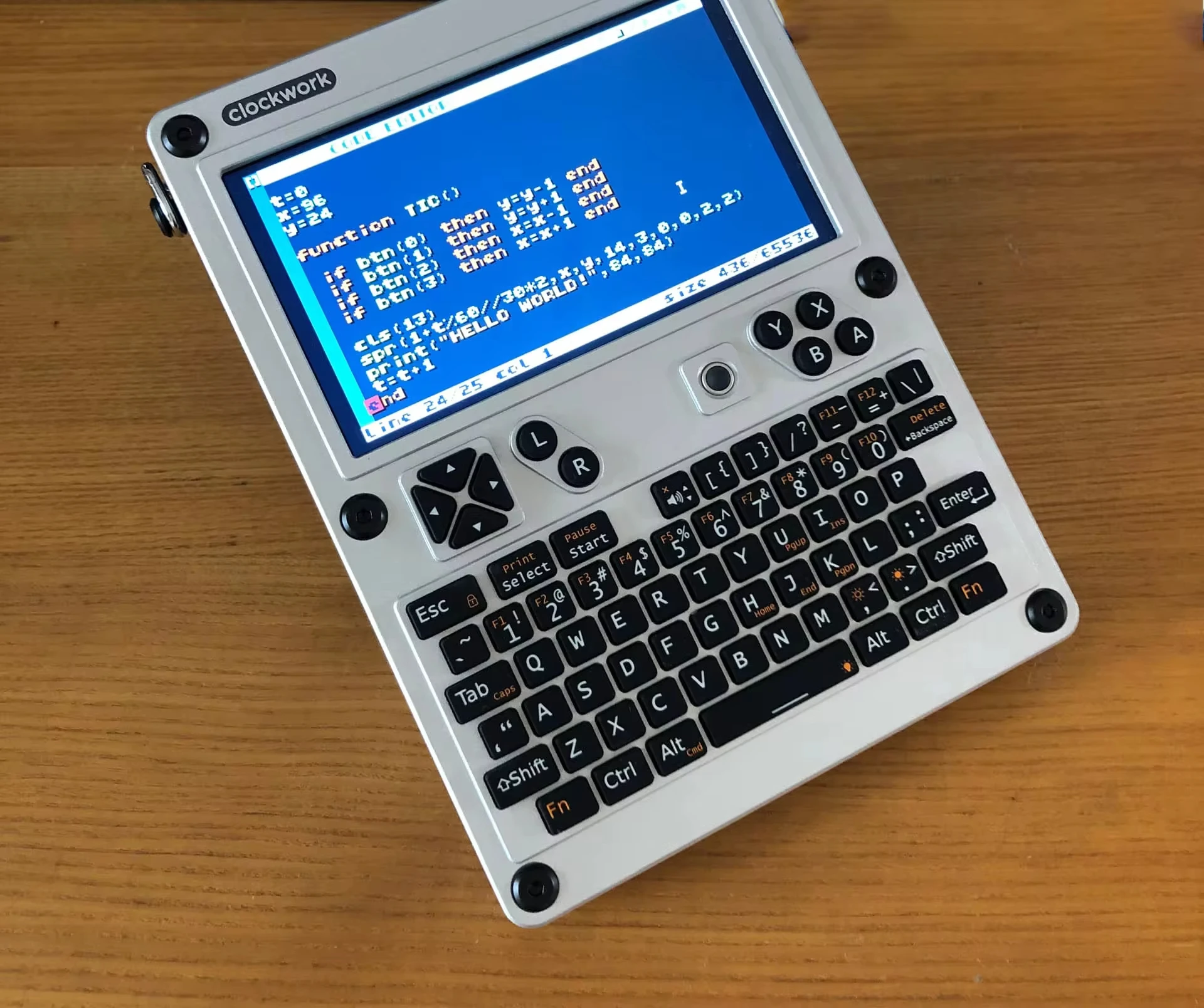 Clockwork UConsole Kit Handheld Linux Cyberdeck Computer