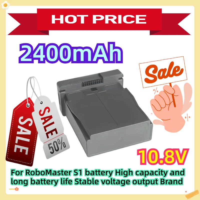 

For RoboMaster S1 battery High capacity and long battery life Stable voltage output Brand 2400mAh 10.8V