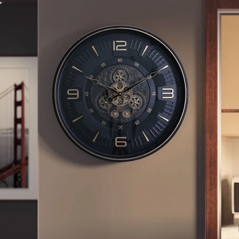 Round Nordic Retro Wall Clocks Living Craft Products High Wall Clocks Demand Wholesale Home Decor Orologi Da Parete ZY40BGZ