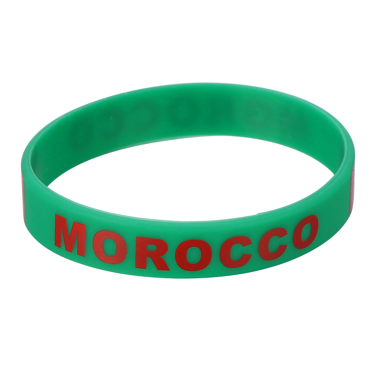 

Premium Silicone Country Wristband Comfortable Supporter Bracelet Perfect For International