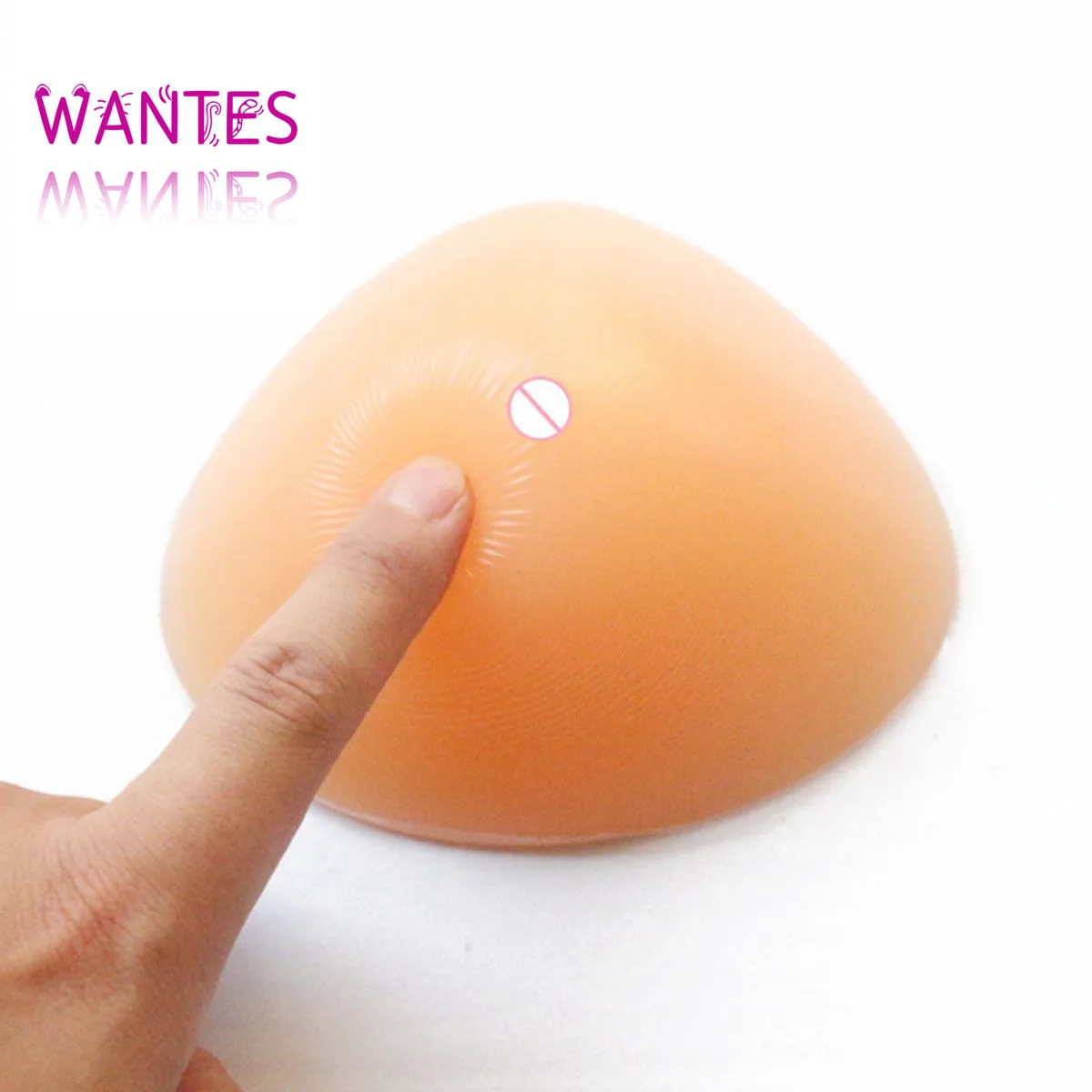 WANTES 1PCS Silicone Breast Form for Mastectomy Super Soft Fake Boobs Pad Supports Artificial for Mastectomy Transgender Cosplay