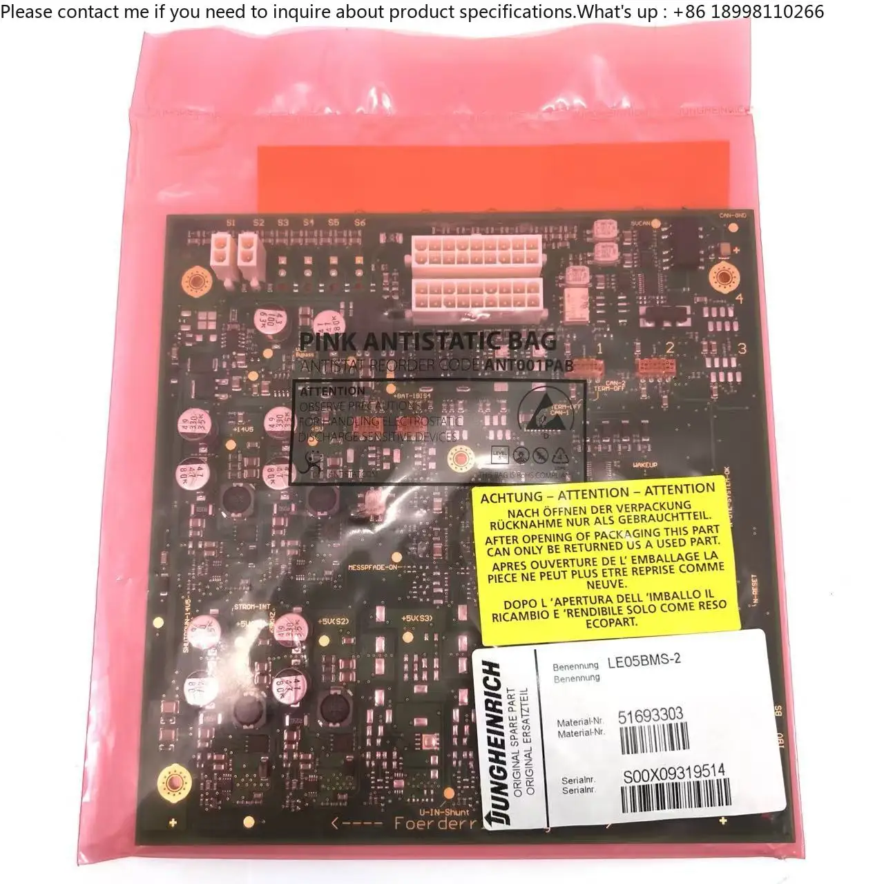Jungheinrich 51693303 Forklift Controller Compatible with EFG 213 215 216 218 220 Electric Forklifts Reliable Control Module