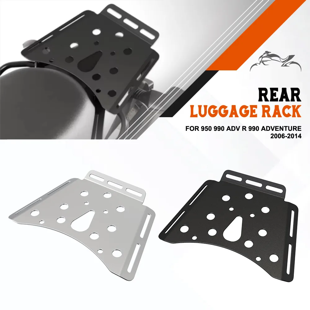 

For 950 990 ADV R 990 Adventure 2006-2008-2009-2010-2011-2012-2013-2014 Motorcycle Rear Rack Luggage Holder Enlargement Bracket