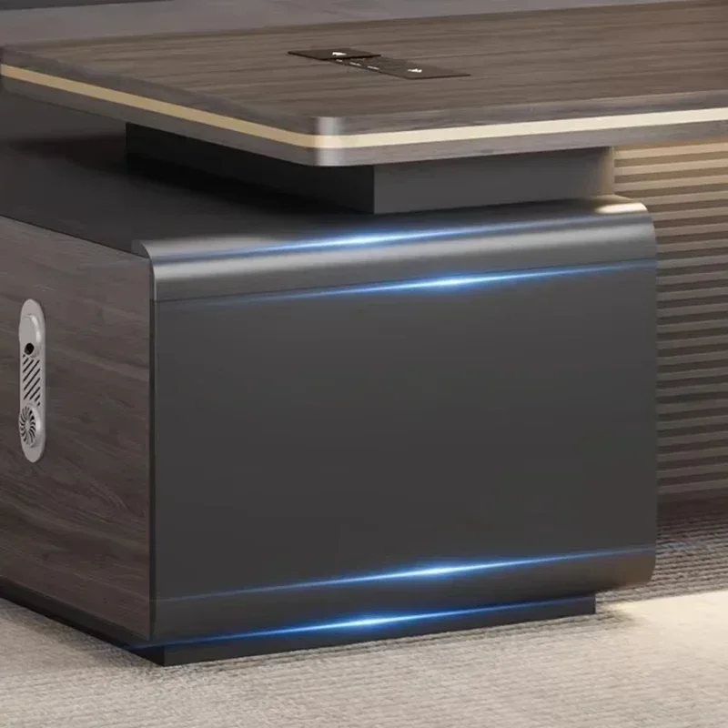 مكتب مكتب ذكي فاخر، نظام إدارة تصميم محطة الإرساء المدمج، مكتب شحن لاسلكي، أثاث الاتجاه #6