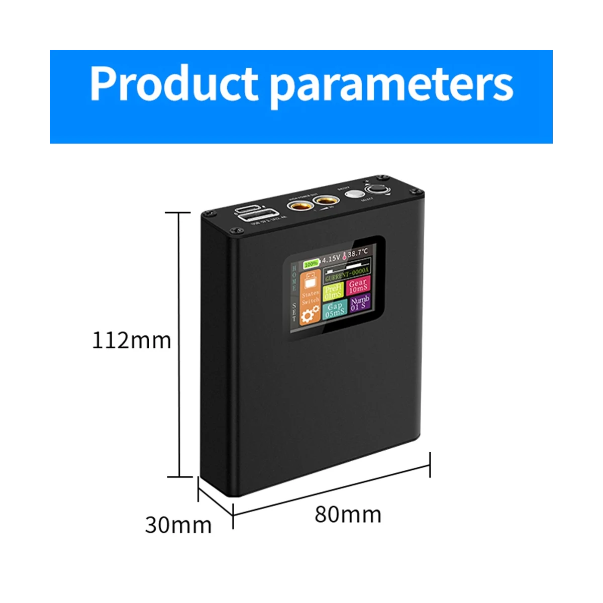 ABIS-18650 Lithium Battery Spot Welder 30 Stalls Adjustable Portable Handheld Digital Display Spot Welder DIY Kit