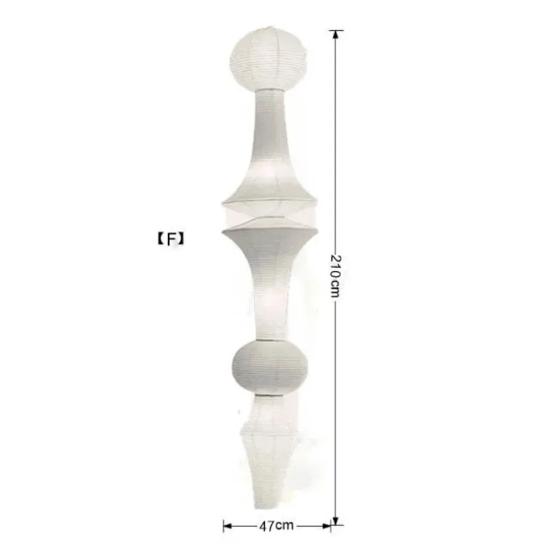 Noguchi hanglamp Japanse Akari Rijst hanglamp voor Slaapkamer Woonkamer hotel Trappen loft Rijstpapier Opschorten Kroonluchter