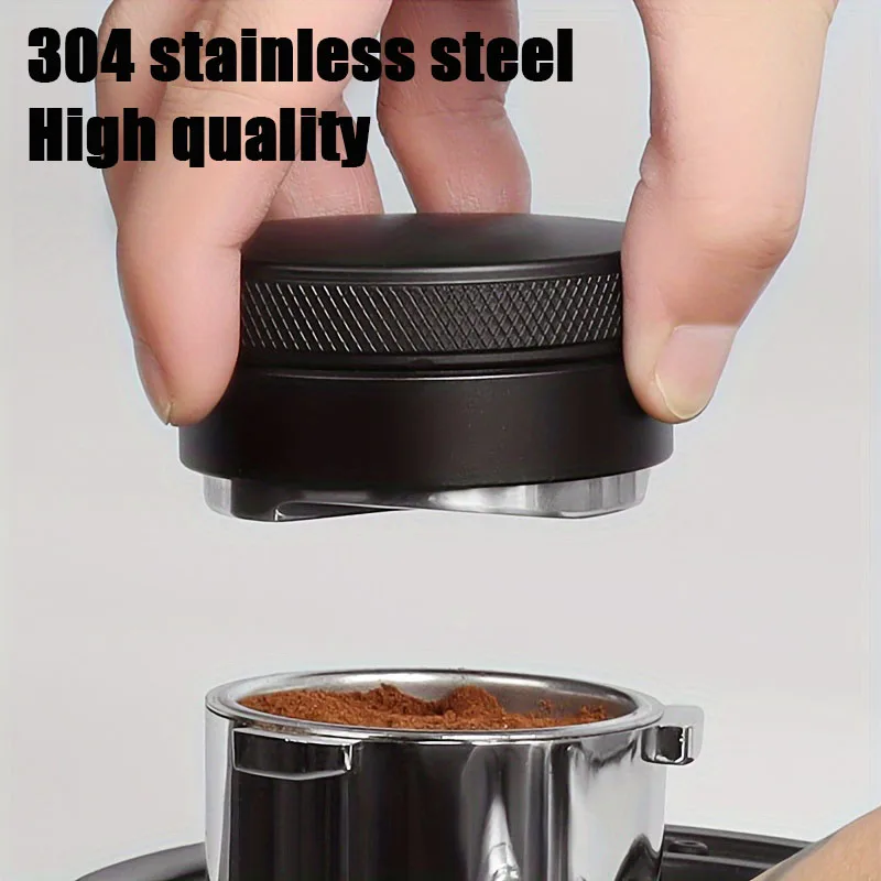 

Coffee Distributor Espresso Distribution Tool/Leveler 3 Angled Slopes Adjustable Palm Tamper Fits 51/53/58mm Portafilter Depth
