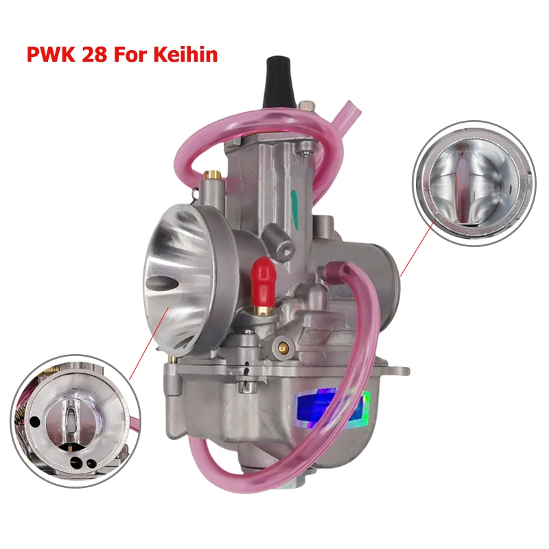 Carburador PWK28 para Keihin 28mm PWK Gaźnik para Yamaha YZ85 YZ80 YZ125 TTR125 YFZ350 YFZ 350 Blaster 200 TTR 230 TTR230 TT-R230