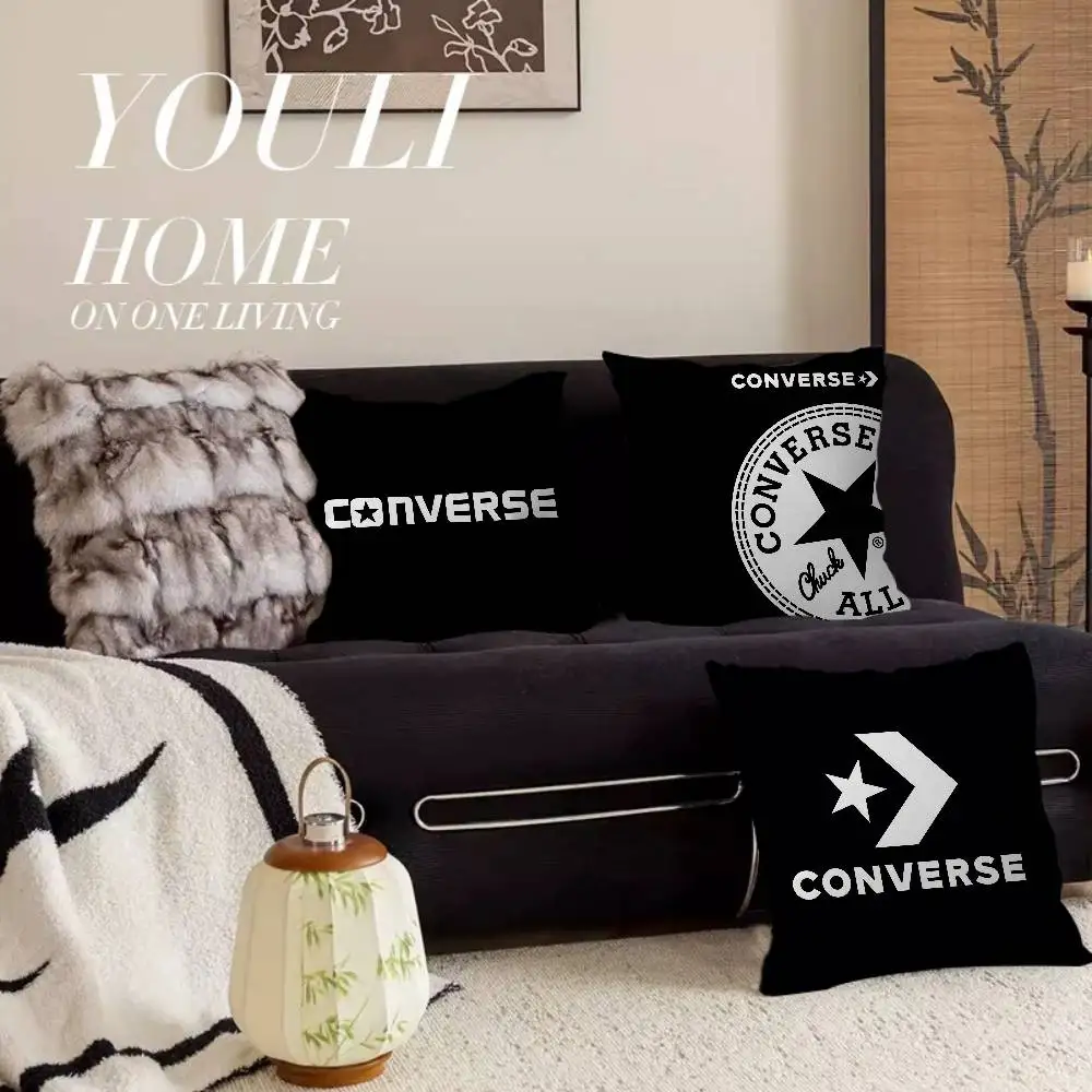 C-CONVERSE Fashion Pillow Cover Sofa Cushion Cover Home Room Decoration Children Gift