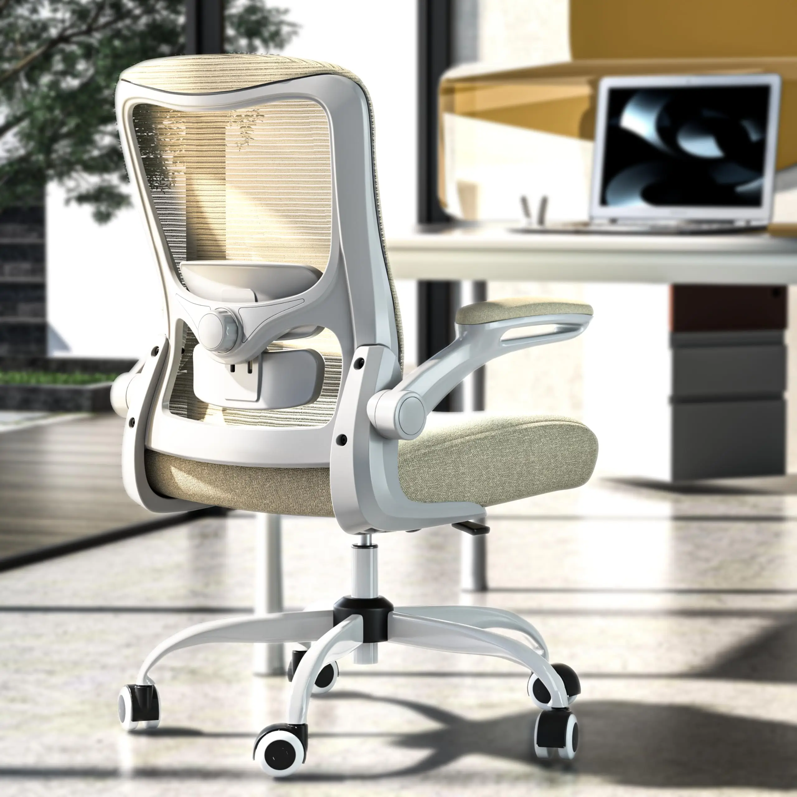 

Ergonomic Office Chair High Back With Adjustable Lumbar Support Breathable Mesh 330 Lbs Capacity