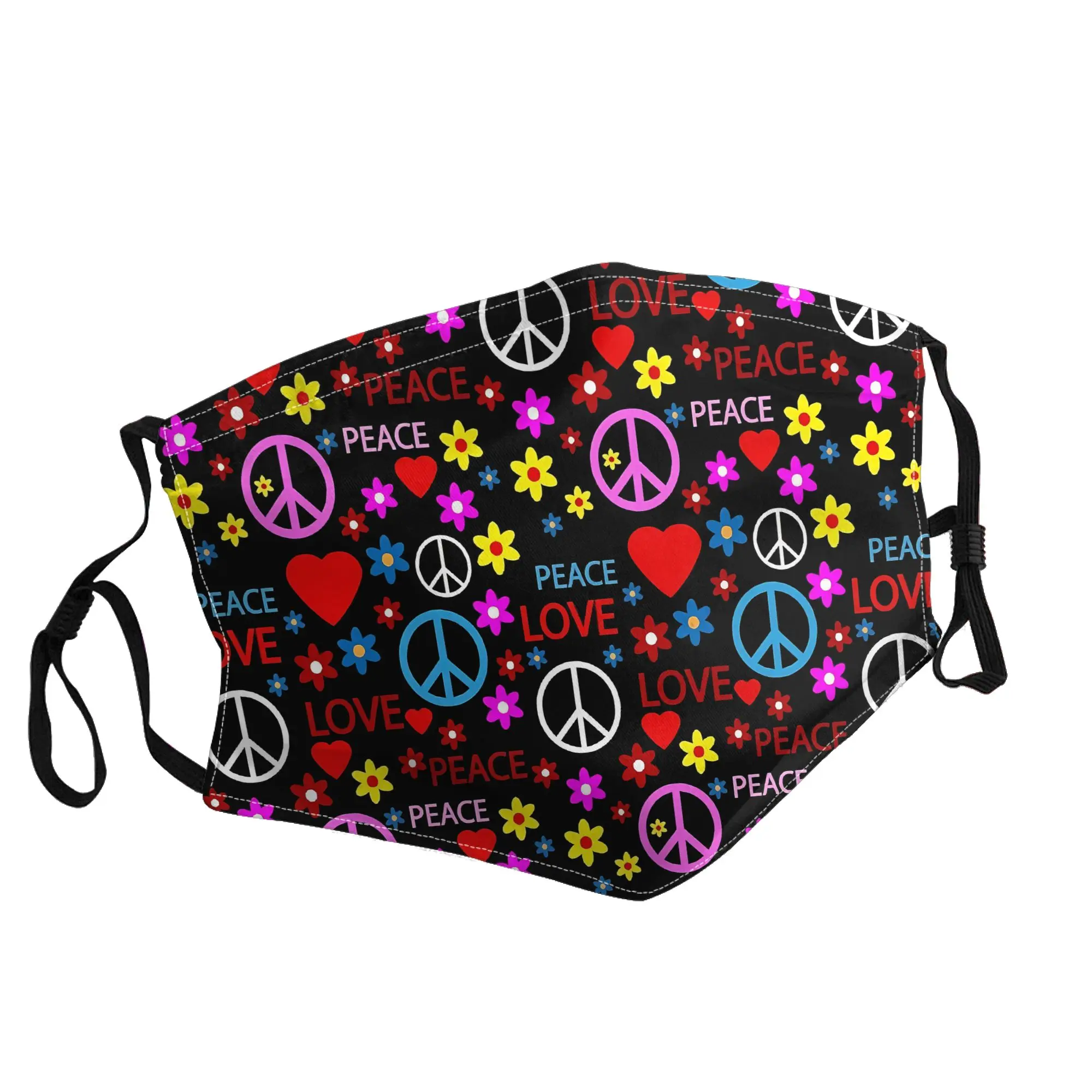

Love Peace Mask Unisex Outdoor Fashion Printed