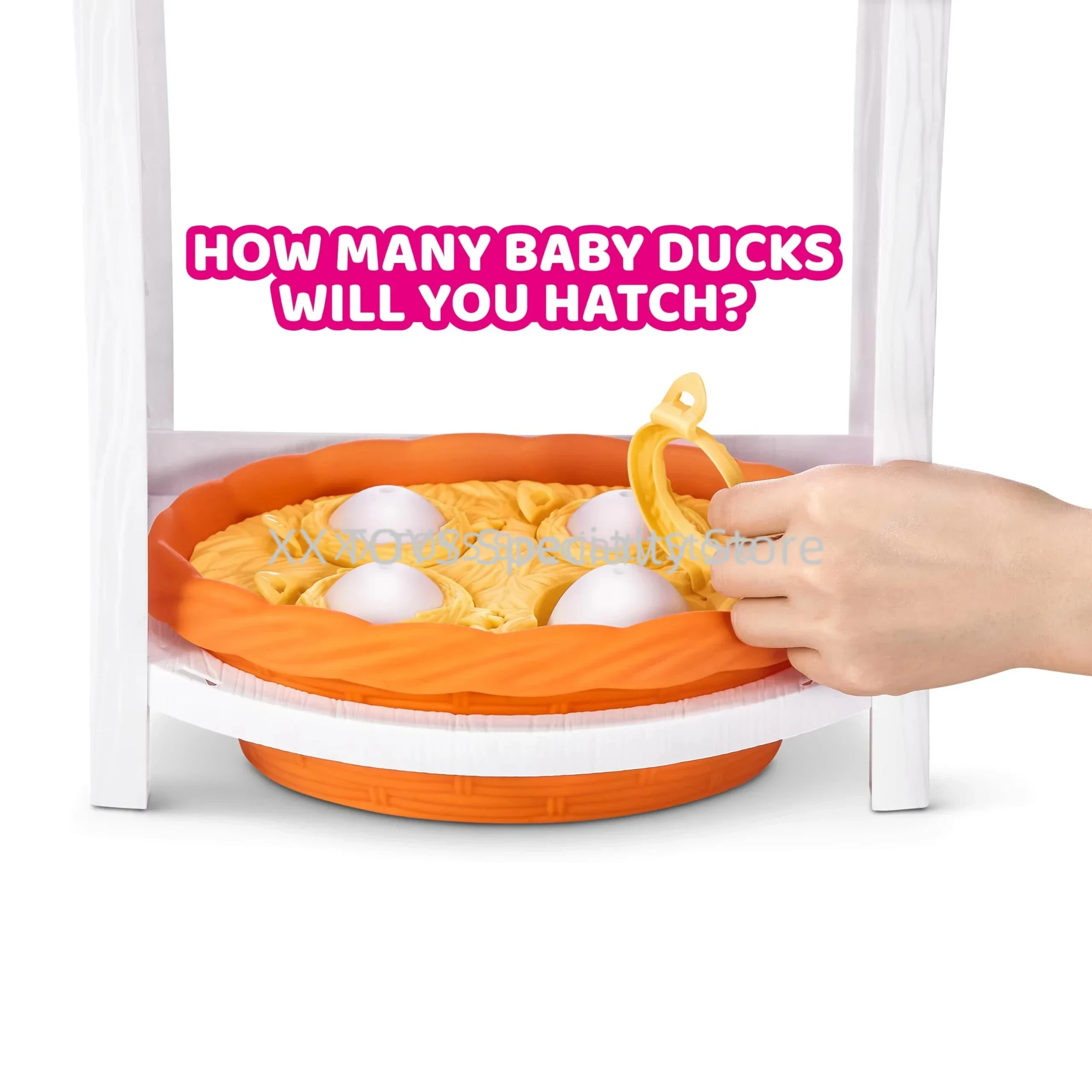 ZURU สัตว์เลี้ยง Alive Mama เป็ด Surprise ไฟฟ้าสัตว์เลี้ยงของเล่น Barking และเดินฟักไข่เป็ด Interactive Plush ของเล่นเด็กของขวัญวันเกิด