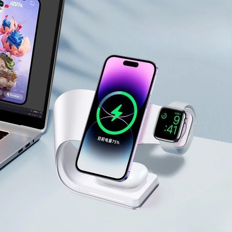 Wireless charger, suitable for Apple 15 mobile phone iPhone fast charging watch earphones