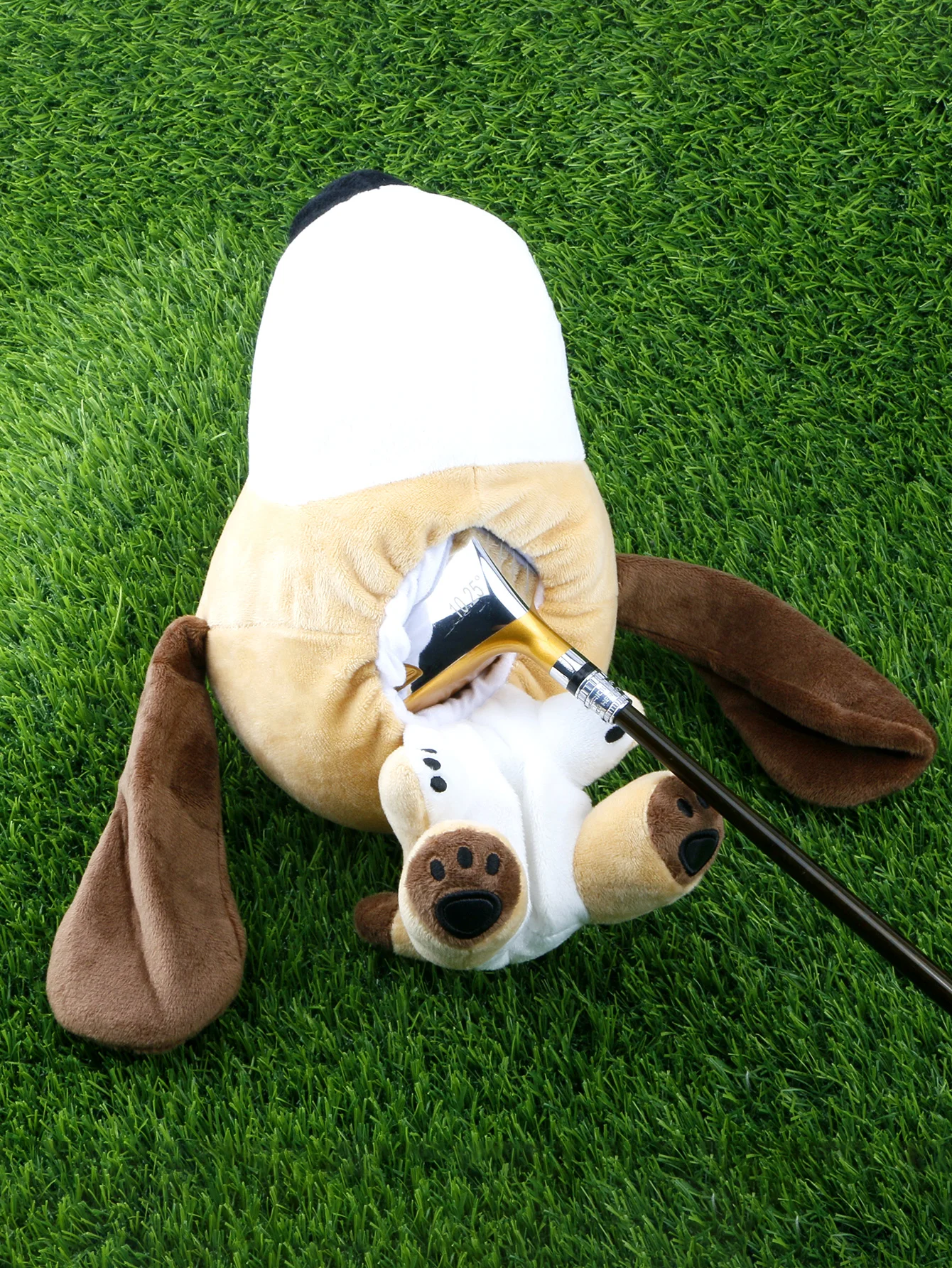 Golf Head Cover, Cute Dog Headcover , Universal Fit for 460cc Driver & Fairway Wood, Unique Golf Equipment, Perfect Golf Gift