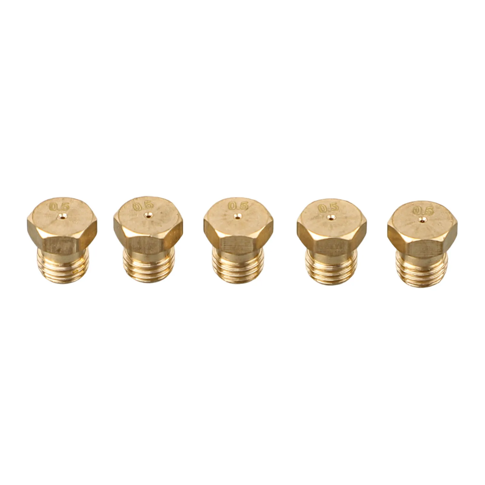 5pc 0.5 Metal Nozzles For SABAF Burner Nozzle For LPG Gas Jet Set Burner Gas Hob For LPG Conversion Kit Nozzles Propane Injector