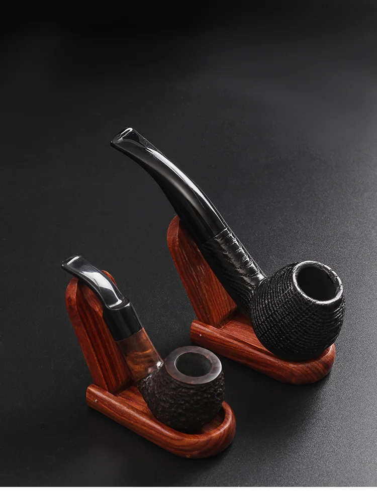 Solid wood folding pipe holder portable rosewood pipe holder Vintage Pipe Display Stand Smoking accessories Gifts