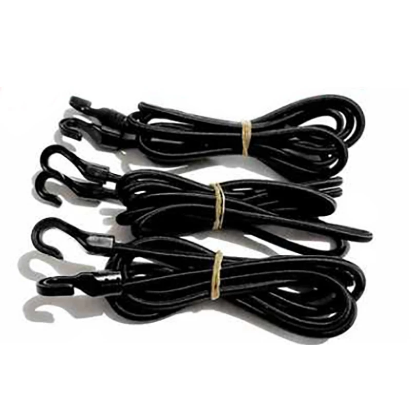 Heavy Duty Elastic Bungee Shock Cord Strap Stretch Plastic Hook Car Luggage Tent Kayak Boat Canoe Bikes Rope Tie