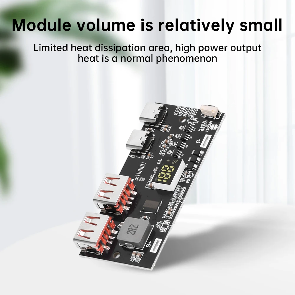 Full Protocol 22.5W Quick Charging Mobile Power Module QC4.0 PD3.0 VOOC Fast Charger Board Power Bank Circuit Board Motherboard