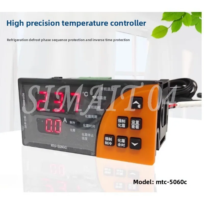 Temperature Controller MTC-5060C Electronic Digital Display Intelligent Temperature Switch Controller Dual Sensing Temperature