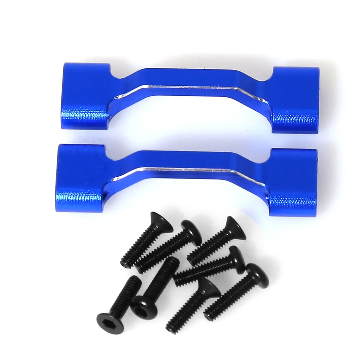 Kit de trilho para painel lateral de atualização de carro RC para LOSI 1/18 Mini LMT 4X4 escovado Monster Truck RC Car Upgrade Parts Azul